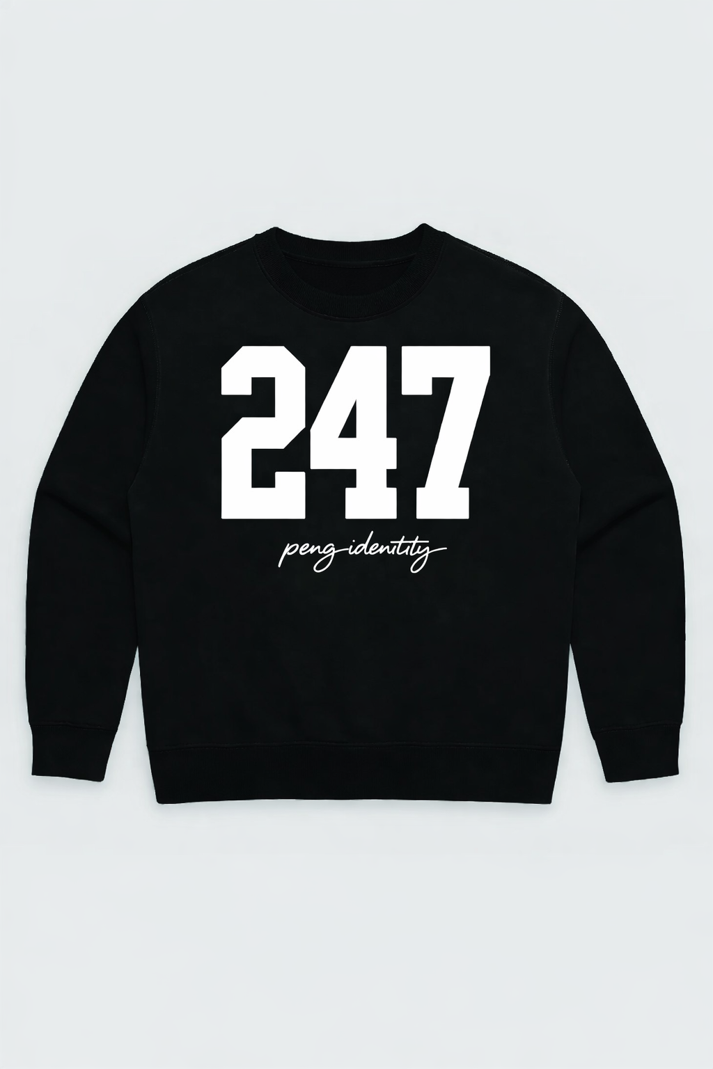 247 Crewneck Sweatshirt – 24/7 Hustle Streetwear | Peng Identity