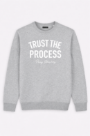 Trust the process sweatshirt by Peng Identity grey motivational crewneck