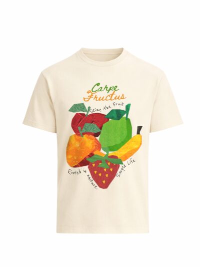Carpe Fructus graphic t shirt with fruit illustration by Peng Identity